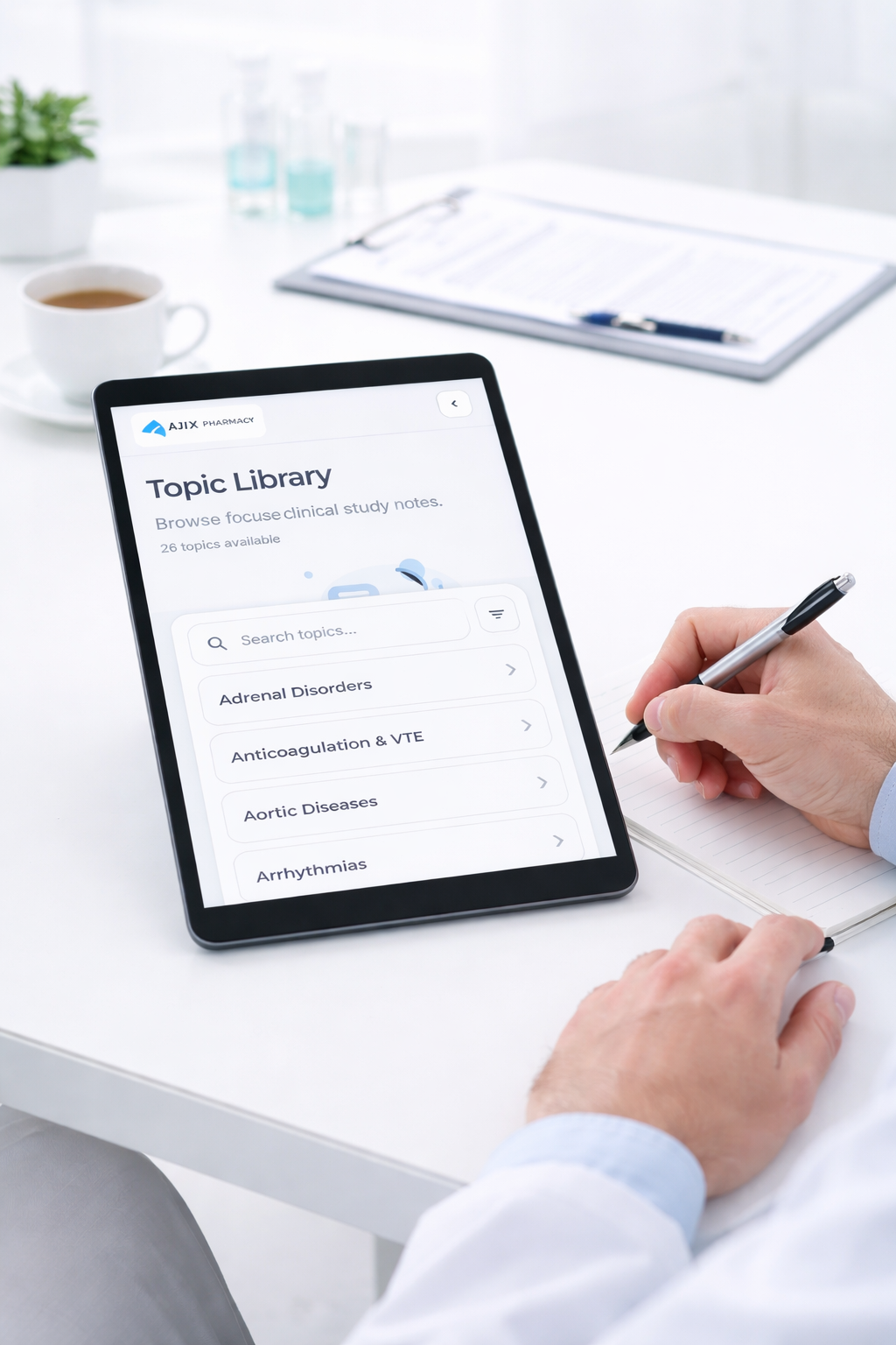 Study tools and learning support screens